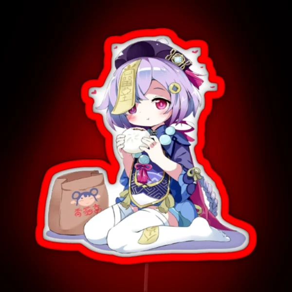 Qiqi From Genshin Impact RGB Neon Sign