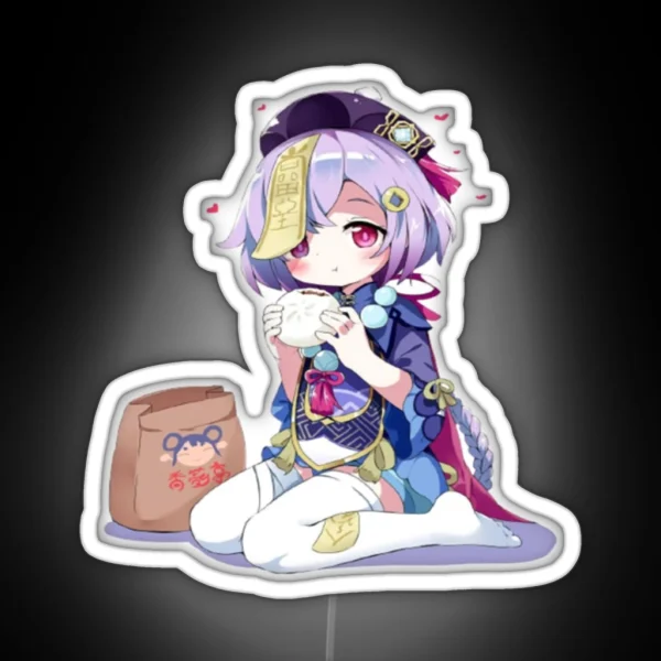 Qiqi From Genshin Impact RGB Neon Sign