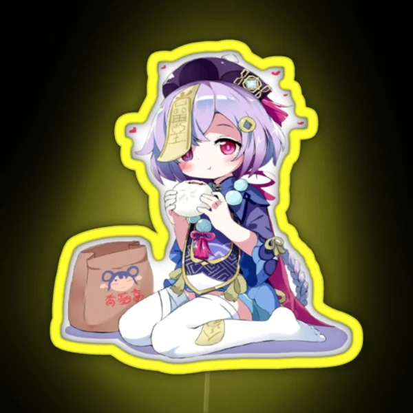 Qiqi From Genshin Impact RGB Neon Sign