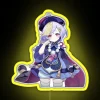 Personalized Genshin Impact Qiqi themed RGB neon light panel display