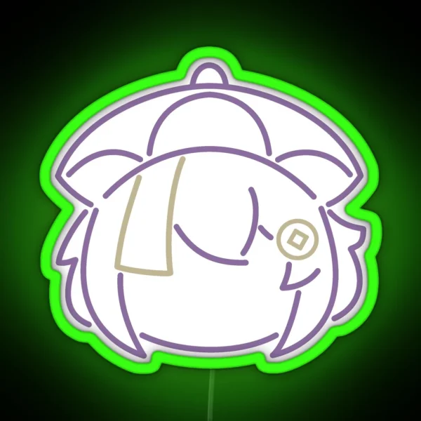 Qiqi Line Art RGB Neon Sign