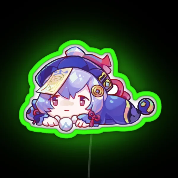 Qiqi Vision Genshin Impact RGB Neon Sign