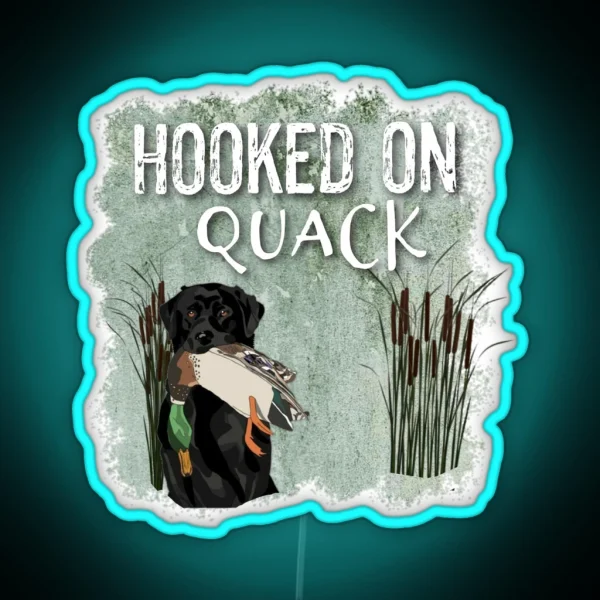Quack Hooked RGB Neon Sign