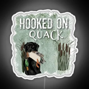 Quack Hooked RGB Neon Sign