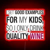 Add a touch of elegance with this wine-themed neon sign.