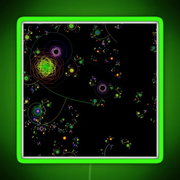 Quantum Chaos RGB Neon Sign