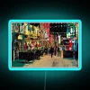 Galway City Quay Street inspired vibrant RGB neon street art