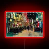 RGB Neon Sign: Vibrant Artistic Statement for Quay Street Galway Home.