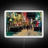Vibrant RGB Neon Sign Illuminates Quay Street Galway City Landmark