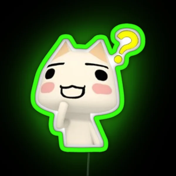 Questioning Toro RGB Neon Sign