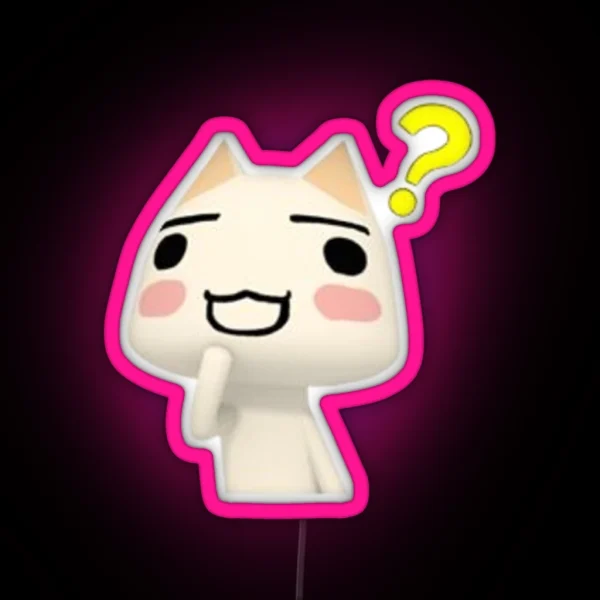 Questioning Toro RGB Neon Sign