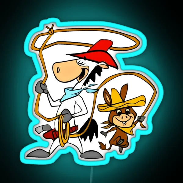 Quick Draw Mcgraw And Baba Looey RGB Neon Sign
