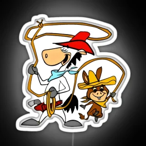 Quick Draw Mcgraw And Baba Looey RGB Neon Sign