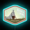 Vibrant Quincy Mine LED Sign with Color Changing RGB Technology