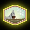 Quincy Mine LED Light Box Sign with Vibrant RGB Colors Display