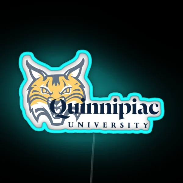 Quinnipiac Bobcat RGB Neon Sign