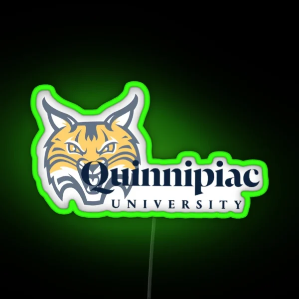 Quinnipiac Bobcat RGB Neon Sign