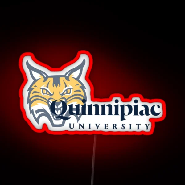Quinnipiac Bobcat RGB Neon Sign