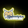 Quinnipiac University Bobcats official RGB neon LED lighted logo