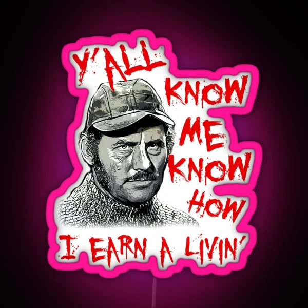 Quint Jaws RGB Neon Sign