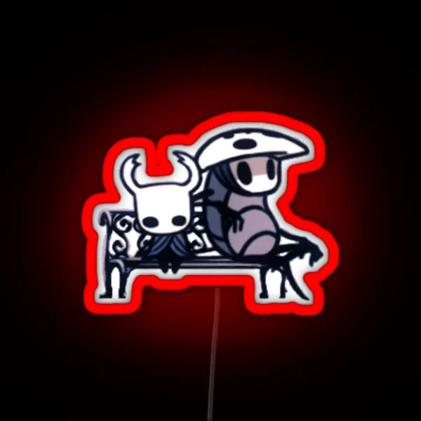 Quirrel And Ghost RGB Neon Sign
