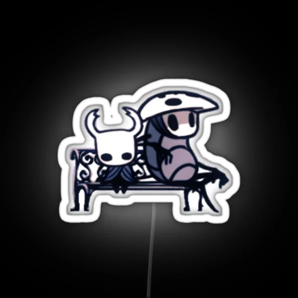 Quirrel And Ghost RGB Neon Sign