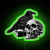 Edgar Allan Poe-inspired Quoth The Raven LED Neon Sign Decoration Piece