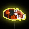 Vibrant LED lighting for animal lovers decor and red panda enthusiasts.