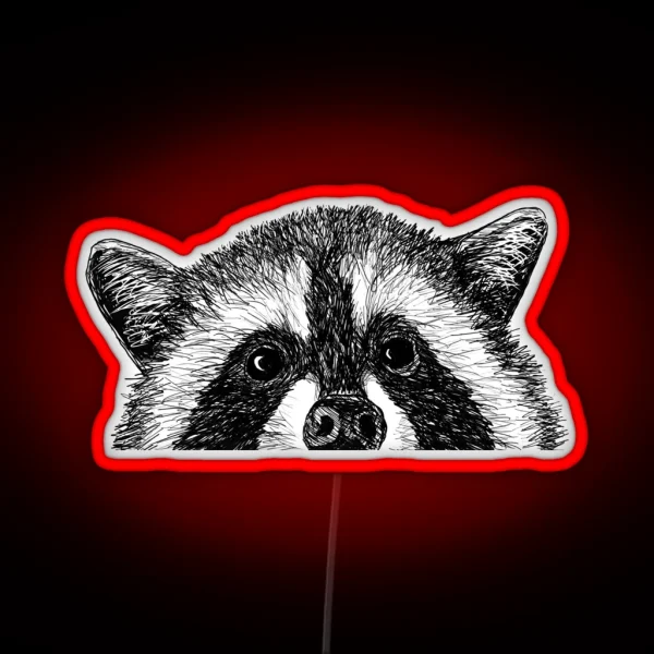 Raccoon Eyes RGB Neon Sign