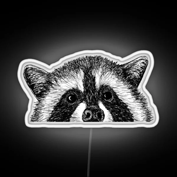 Raccoon Eyes RGB Neon Sign