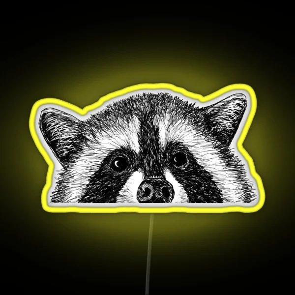 Raccoon Eyes RGB Neon Sign