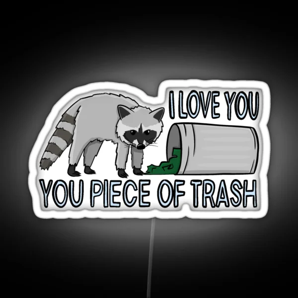 Raccoon RGB Neon Sign