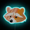 Racoon Iconic Animal Symbolism Neon Wall Art Decor Sign