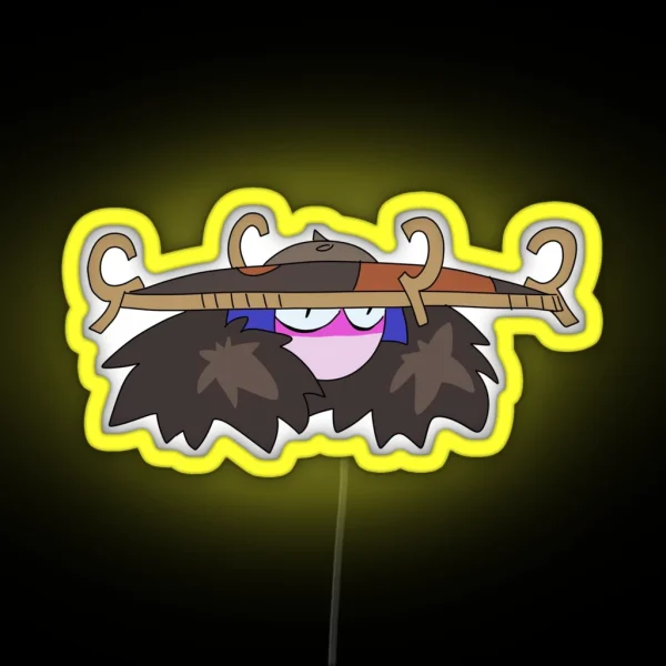 Racoon Scara RGB Neon Sign