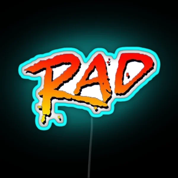 RAD BMX MOVIE 1986 RGB Neon Sign