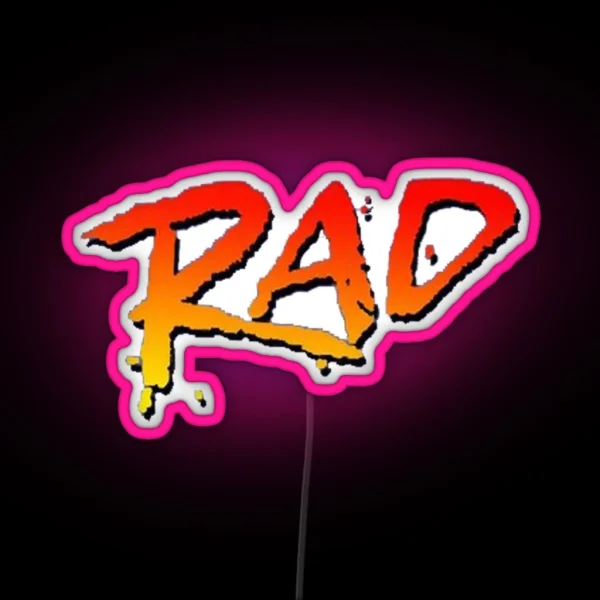 RAD BMX MOVIE 1986 RGB Neon Sign