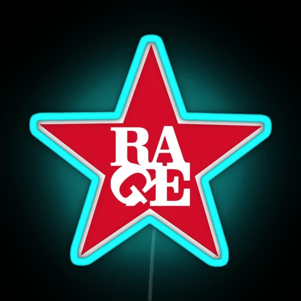 Rage Star RGB Neon Sign