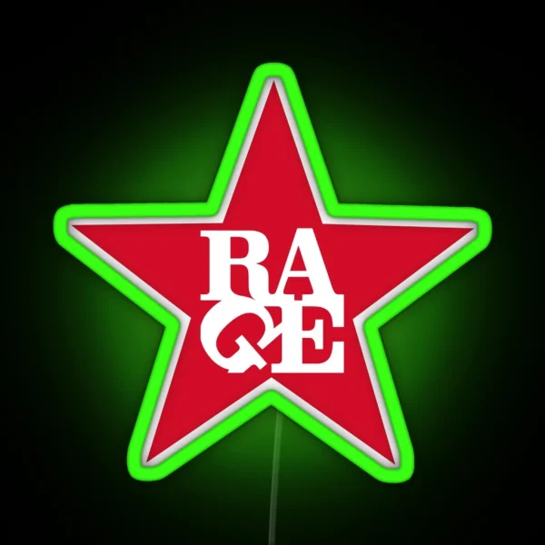 Rage Star RGB Neon Sign