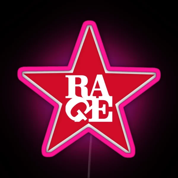 Rage Star RGB Neon Sign