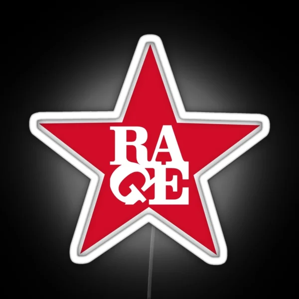 Rage Star RGB Neon Sign