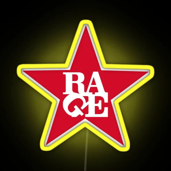 Rage Star RGB Neon Sign