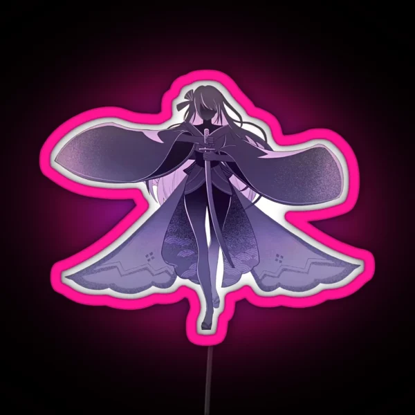 Raiden Shogun BAAL Genshin Impact New Character RGB Neon Sign