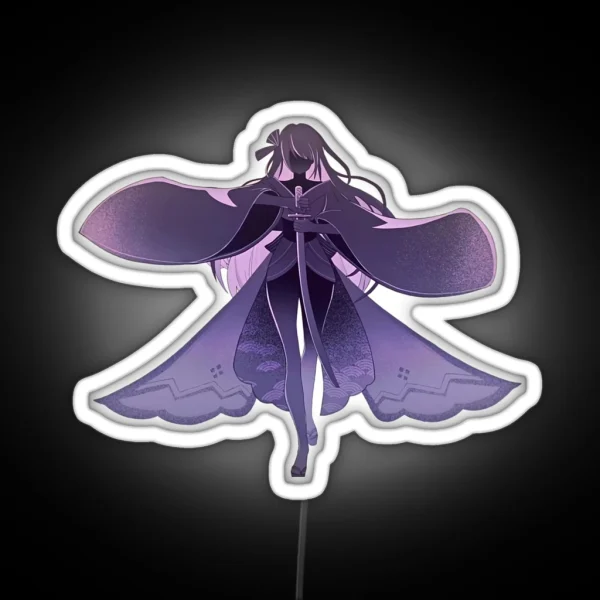 Raiden Shogun BAAL Genshin Impact New Character RGB Neon Sign