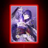 Raiden Shogun Illuminated Sign: Official Genshin Impact Neon Display Character