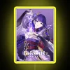 Genshin Impact Raiden Shogun themed customizable colorful LED display signage