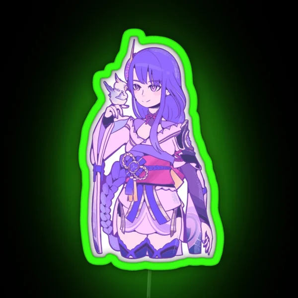 Raiden Shogun RGB Neon Sign