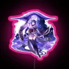 Vibrant Raiden Shogun Neon Sign with Rainbow RGB LED Colorful Display