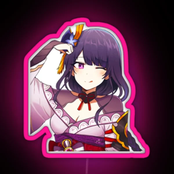Raiden Shogun RGB Neon Sign