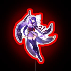 Raiden Shogun RGB Neon Sign