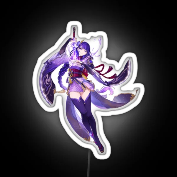 Raiden Shogun RGB Neon Sign